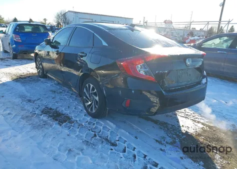 2018 Honda Civic Ex z USA, uszkodzony, nr VIN 2HGFC2F72JH514545